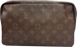 Louis Vuitton Brown Monogram Clutch Bag Pouch (Pre-Owned)
