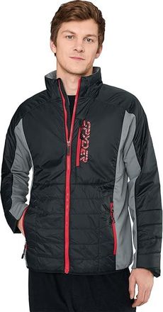 Spyder Glissade Hybrid Jacket Mens Coat Black : 2XL, Elastane/Polyester