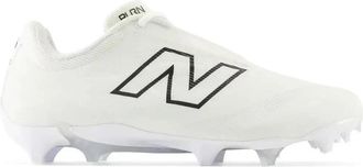 New Balance Womens New Balance BurnX4 BURNLW4 White Gray Molded Lacrosse Cleats RHS7694