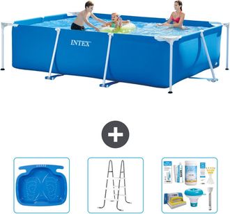 Intex Piscina Con Estructura Rectangular - 300x200x75 Cm - 6-piezas S22354