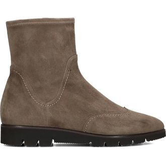Truman's Schoenen, Dames, Bruin, 40 1/2 EU, Su&egrave;de, Taupe Su&egrave;de Enkellaarsjes