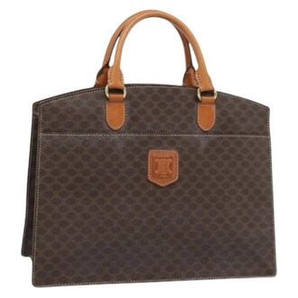 Celine Pre-owned Vintage Hand Bag - Dames - Vintage Handtas - Bruin - ONE Size - Leer - Vintage