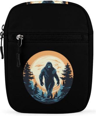 Generic Bigfoot-1 Crossbody Bag Adjustable Satchel Cute Shoulder Bag Lightweight Sling Bags