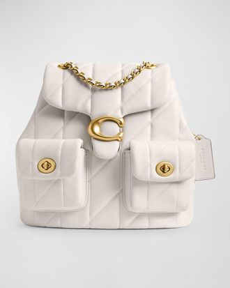 Coach Tabby Quilted Leather Backpack