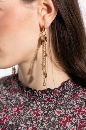 Isabel Marant Long Earrings, Womens, Gold