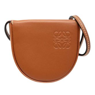 Loewe Pre-owned Heel Crossbody Bag - Dames - Pre-owned - Bruin - Maat: ONE Size Leer