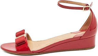 Ferragamo Sandali Vara in pelle 35mm - Rosso