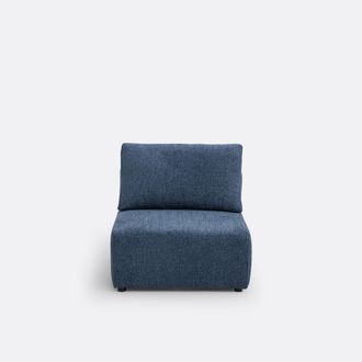 La Redoute Interieurs Modulaire fauteuil, gem&ecirc;leerd chenille, Monica