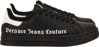 Versace Jeans Couture Sneakers - Heren - Sneakers - Zwart - 45 EU - Leer - Schoenen