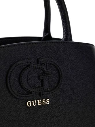 Guess Womens Satchel Black Polyurethane Satchel-bags