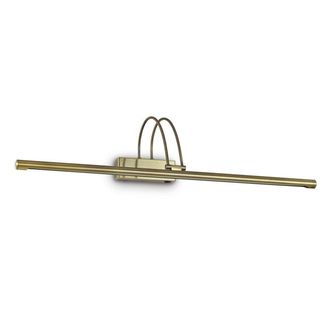 Netlighting Bow LED Large Picture Wall Light Antique Brass in Yellow