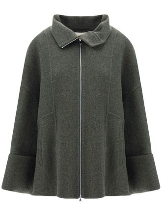 Quira Quira knitted coat - women - Cashmere/Wool/Polyamide - 40 - Green