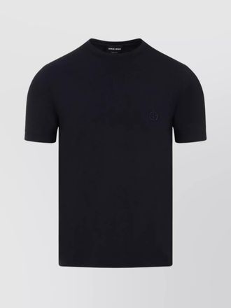 Giorgio Armani stretch viscose jersey slim-fit crew-neck short-sleeve t-shirt