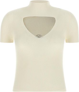 Diesel White M-Olive top