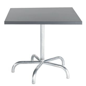Schubiger M&ouml;bel Metalltisch S&auml;ntis Quadratisch