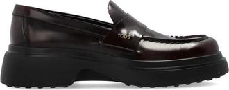 Tod's Loafers type schoenen - Dames - Loafers - Rood - 40 EU - Leer - Schoenen