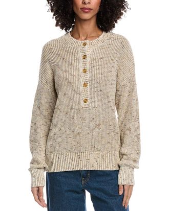 Faherty Sunwashed Fisherman Henley Sweater