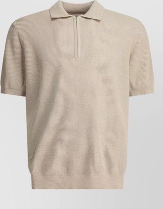 Nn.07 zip polo shirt
