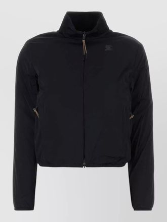 Burberry stretch nylon reversible jacket elastic hem