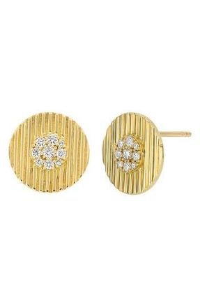 Bony Levy Cleo Diamond Stud Earrings in 18Ky Gold at Nordstrom Rack