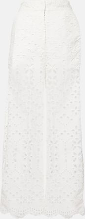 Veronica Beard Pantaloni a gamba larga Kemper in cotone