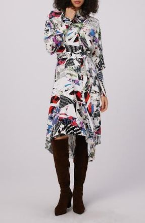 Diane Von F&uuml;rstenberg Eloise Abstract Print Faux Wrap Dress in Poster Girl at Nordstrom Rack, Size 00