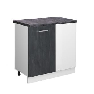 Vicco Armario De Esquina R-line, Hormig&oacute;n Negro, 86 Cm Et Antracita