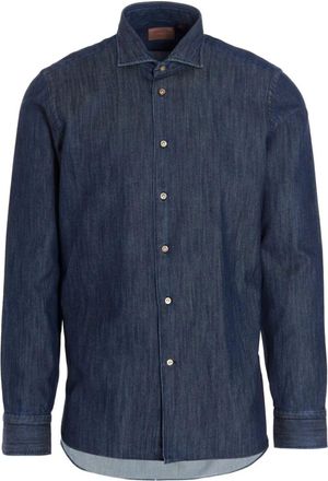 Borriello Camicia In Denim-Uomo