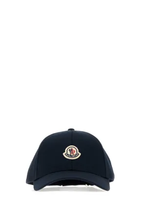 Moncler Navy Blue Logo Solid Baseball Hat