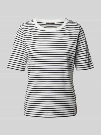 Windsor Regular Fit T-Shirt aus reiner Baumwolle mit Rundhalsausschnitt in Marine, Größe 34