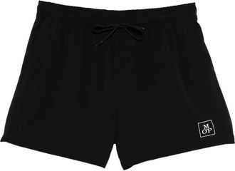Marc O'Polo drawstring swim shorts - men - Recycled Polyester - L - Black