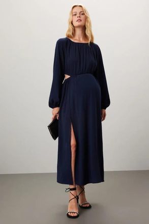 Emilia George Amolia Gown in Navy at Nordstrom, Size X-Small