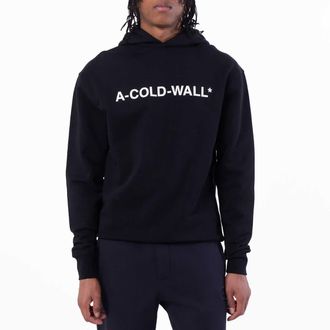 A-Cold-Wall* A Cold Wall Essential Logo Cotton Hoodie