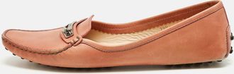 Tod's Tods Beige Leather Slip On Penny Loafers