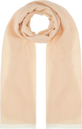 Fendi Accessoires, Dames, Beige, ONE Size, Kasjmier, FF Sjaal