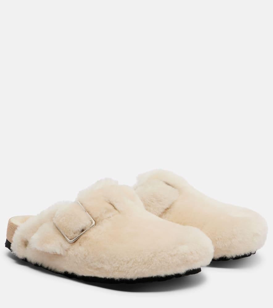 Birkenstock Slippers Boston aus Shearling ab 390,00 € auf Stylight