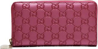 Gucci Portafoglio GG Shima Zippy 2000-2020 - Rosa