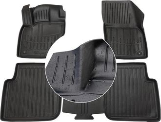 OEM Alfombrillas Y Limpiaparabrisas De Goma Para Vw Tayron A Partir De 2024 - Ud Troughs