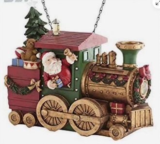 K&K Interiors Musical Led Toy Train In Red/green