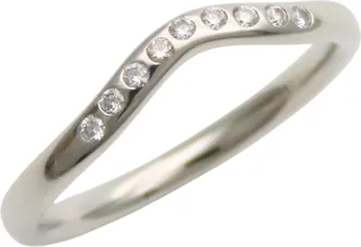 Tiffany & Co. Platinum Platinum 950 Band Ring (Pre-Owned)