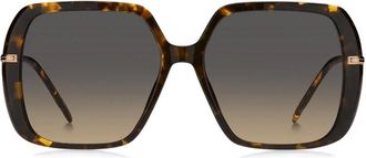 HUGO BOSS Authentieke stijlvolle brillen van premium kwaliteit - unisex - Zonnebrillen - Geel - 57 MM - Accessoires