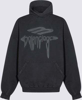 Balenciaga Charcoal Cotton Sweatshirt