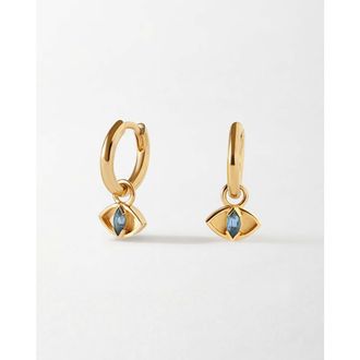 Edge of Ember Evil Eye Huggie Earrings at Nordstrom