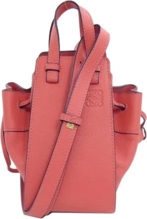 Loewe Pre-owned Handbags, female, Pink, Size: ONE SIZE Pre-owned Leather shoulder-bags