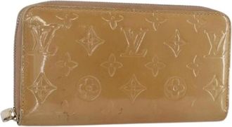 Louis Vuitton Pre-owned Wallets, female, Beige, Size: ONE SIZE Pre-owned Vintage Leather Wallet