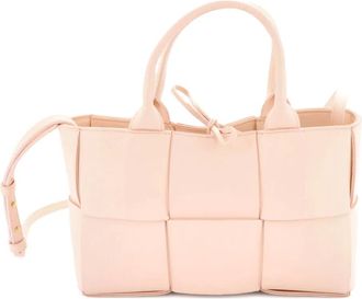 Bottega Veneta Arco Maxi Intrecciato Leather Mini tote bag - Beige