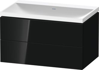 Duravit Duravit L-cube C-shaped Ensemble Suspendu, 2 Tiroirs, Sans