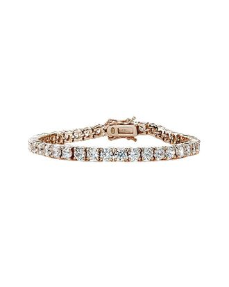 Genevive 18K Rose Gold Vermeil Cz Bracelet