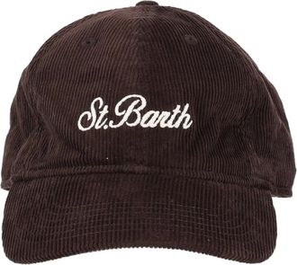 MC2 Saint Barth Gorra de b&eacute;isbol de pana fina - Accessories - Hombre - Marr&oacute;n - ONE SIZE