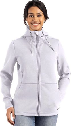 Cutter & Buck Roam Epic Comfort Recycled Womens Full Zip Hooded Jacket